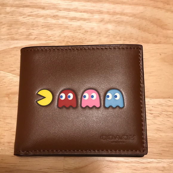 Coach Other - COACH Pac-Man ID Wallet Billfold Leather NWT